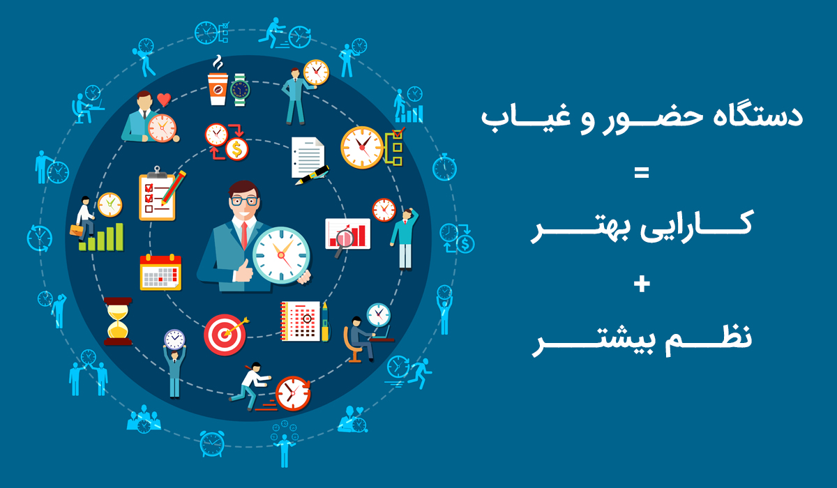 نقش دستگاه حضور و غیاب در افزایش بهروری